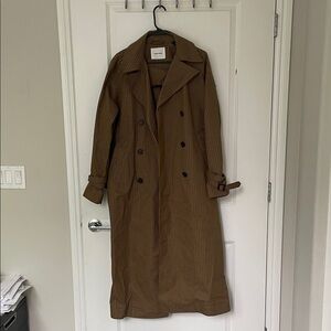 Wood Wood Houndstooth Patterned Coat